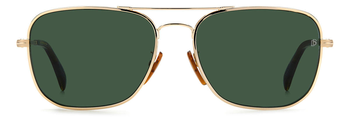 David Beckham DB 1093/S Gold/ Green Lens