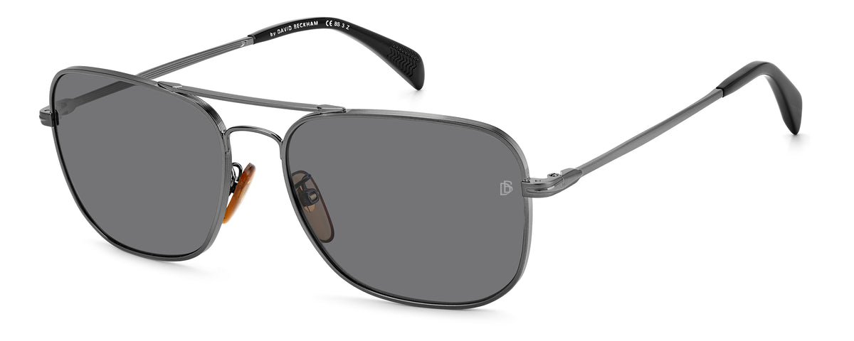 David Beckham DB 1093/S Dark Ruthenium/ Grey Lens Polarised