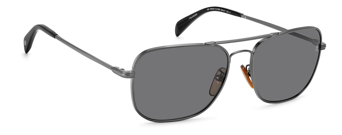 David Beckham DB 1093/S Dark Ruthenium/ Grey Lens Polarised