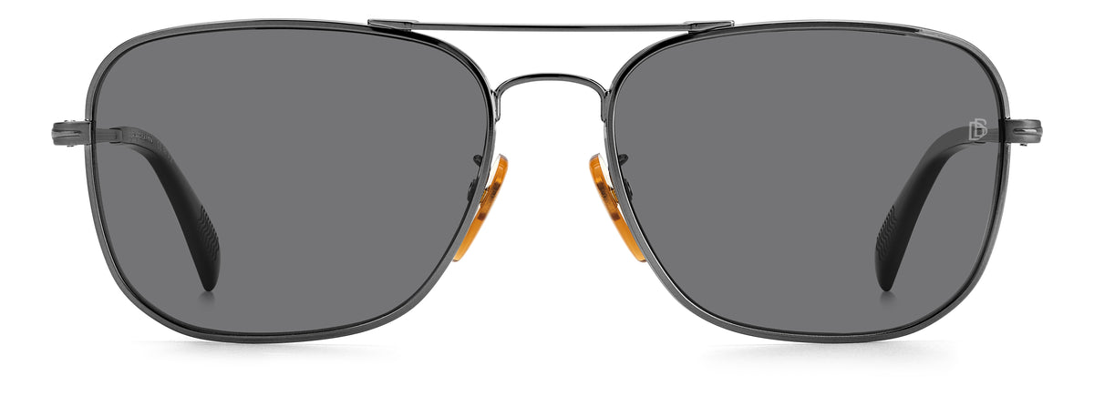 David Beckham DB 1093/S Dark Ruthenium/ Grey Lens Polarised