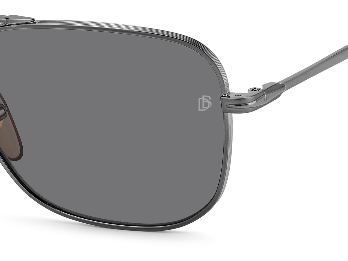 David Beckham DB 1093/S Dark Ruthenium/ Grey Lens Polarised