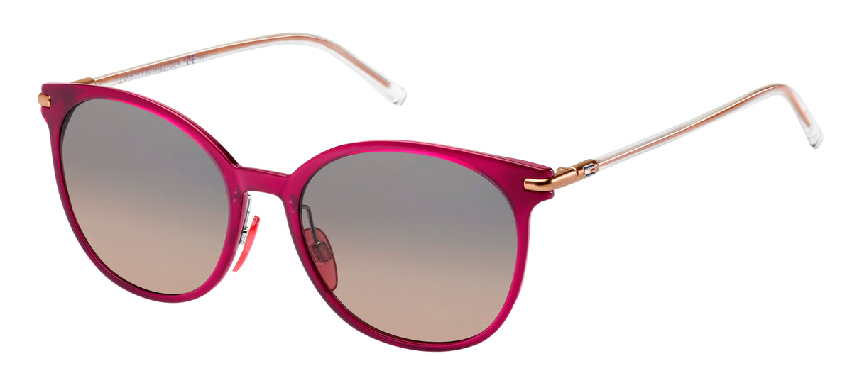 Tommy Hilfiger TH 1399/S Burgundy Crystal/ Grey Brown Doubleshade
