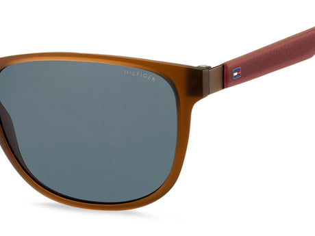 Tommy Hilfiger TH 1403/S Matt Brown Burgundy/ Grey