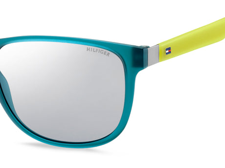 Tommy Hilfiger TH 1403/S Matt Teal Yellow/ Grey Flash Silver