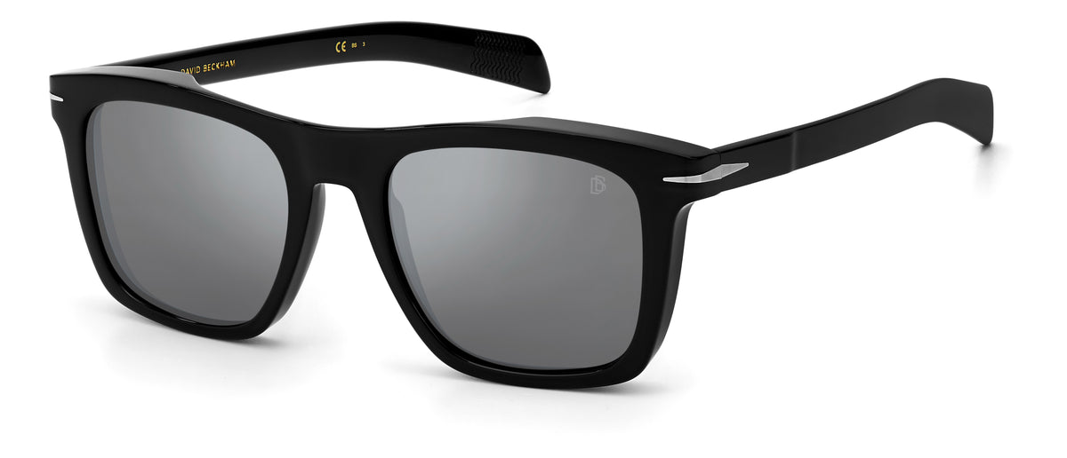 David Beckham DB 7000/S Black/ Silver Shaded Lens
