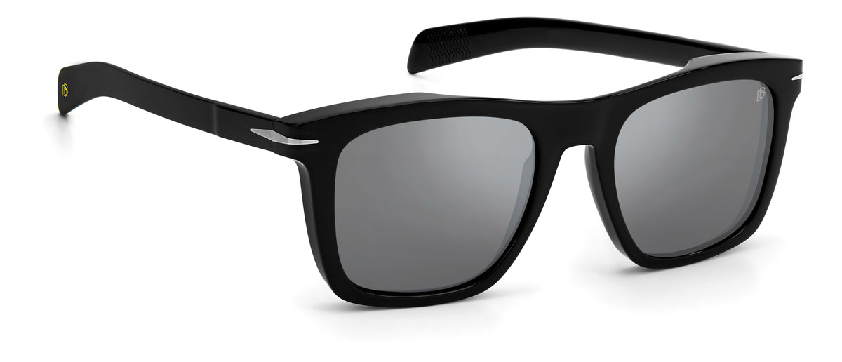 David Beckham DB 7000/S Black/ Silver Shaded Lens