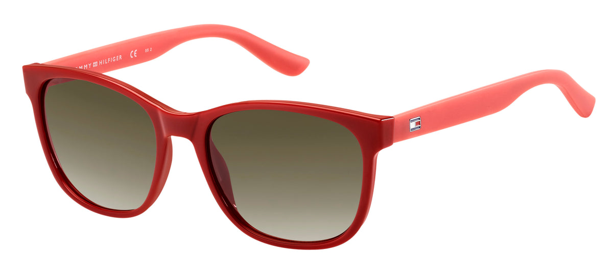 Tommy Hilfiger TH 1416/S Red Coral/ Brown Shaded