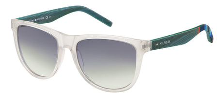 Tommy Hilfiger TH 1112/S Grey Petrol Wood/ Grey Blue Doubleshade
