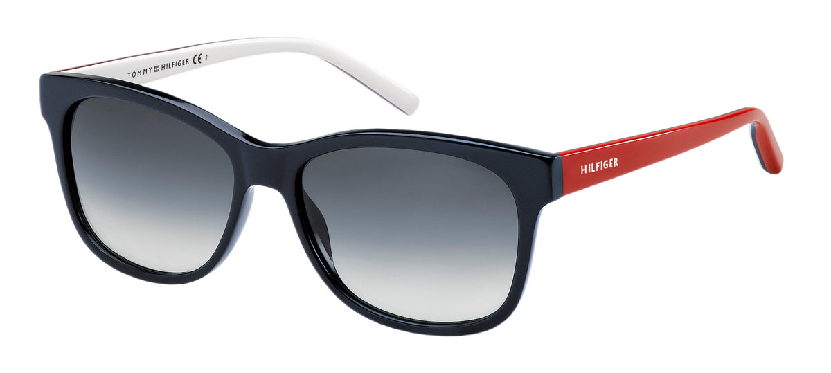 Tommy Hilfiger TH 1985 Blue White Red Blue/ Grey Shaded Lens