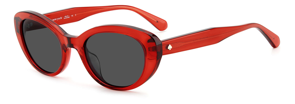 Kate Spade Crystal/S 205228 Red/ Grey 51 / Plastic / Eco-Acetate