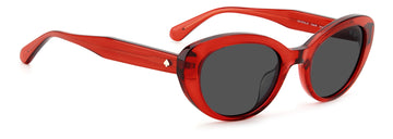 Kate Spade Crystal/S 205228 Red/ Grey 51 / Plastic / Eco-Acetate