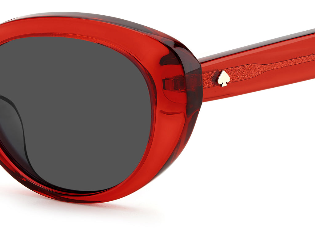 Kate Spade Crystal/S 205228 Red/ Grey 51 / Plastic / Eco-Acetate