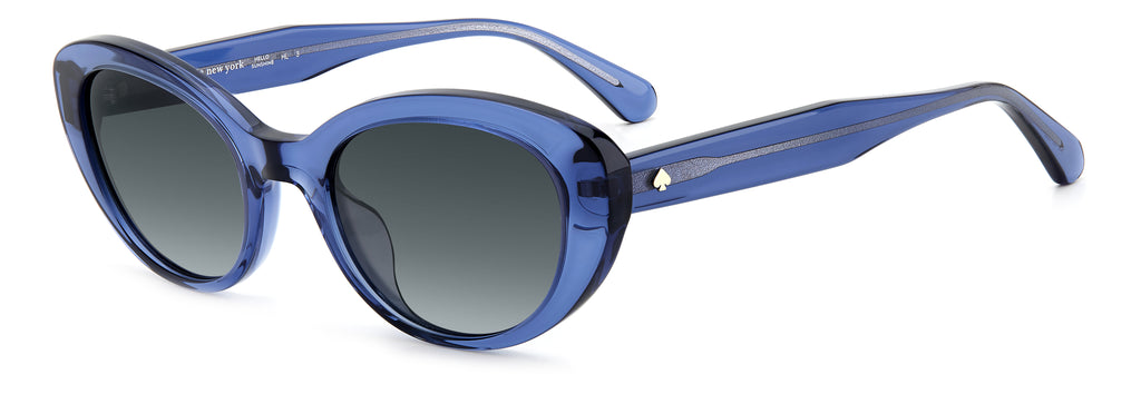 Kate Spade Crystal/S 205228 Blue/ Dark Grey Shaded 51 / Plastic / Eco-Acetate