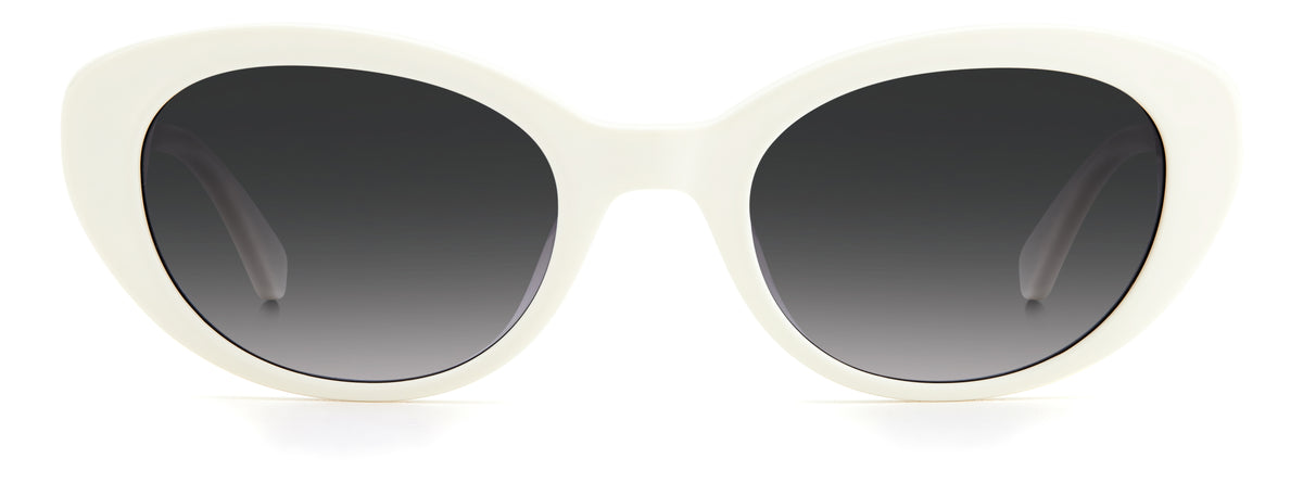 Kate Spade Crystal/S 205228 White/ Dark Grey Shaded 51 / Plastic / Eco-Acetate