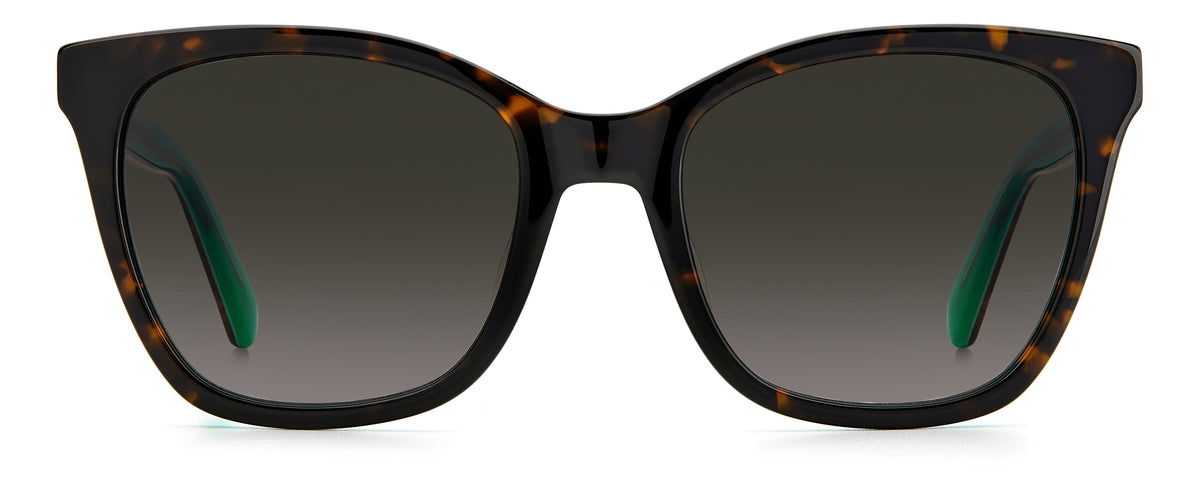 Kate Spade Desi/S 205230 Havana Green/ Brown Shaded 55 / Plastic / Acetate