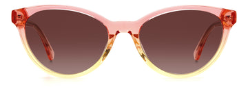 Kate Spade Adeline/G/S 205231 Pink Shaded Yellow/ Brown Shaded 55 / Plastic / Acetate