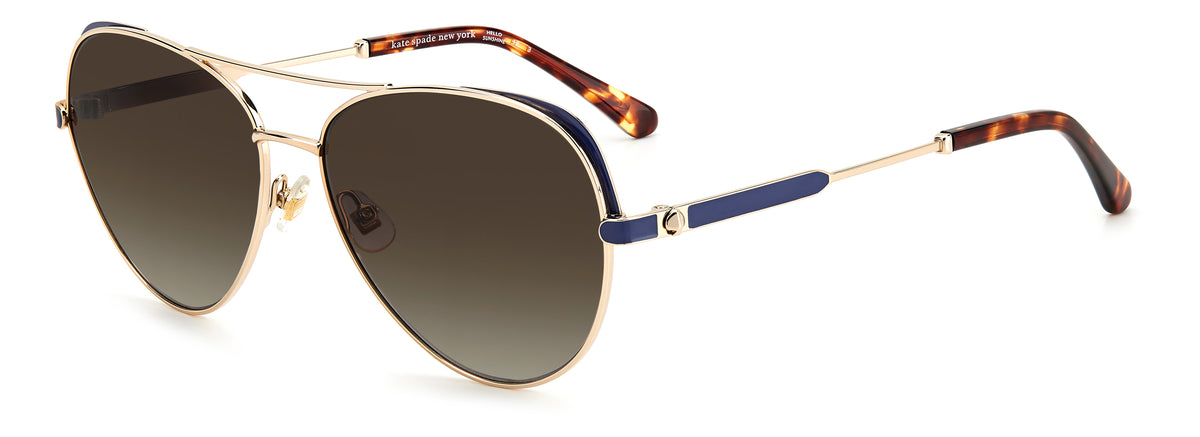 Kate Spade Katalina/G/S 205232 Gold Blue/ Brown Shaded