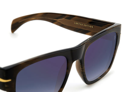 David Beckham DB 7000/S/B LE Brown Horn/ Blue Lens