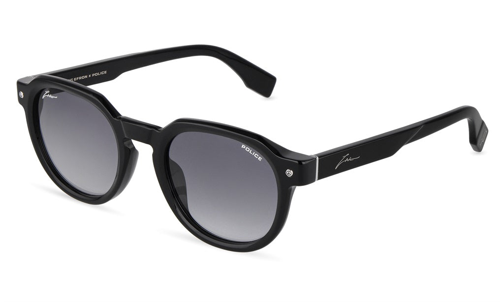 Police SPLU8351700F SHINY BLACK/ SMOKE