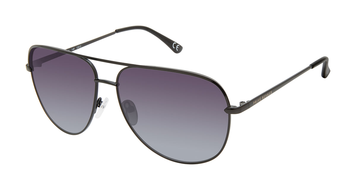Prive Rivaux  Stunt Man/S-62-KJ1 Dark Ruthenium/ Blue Shaded Polarized