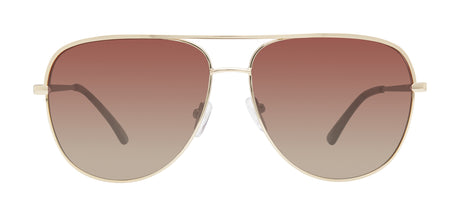 Prive Rivaux  Stunt Man/S-62-J5G Gold/ Brown Shaded Polarized