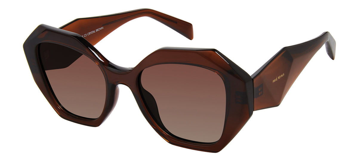 Prive Rivaux  The Bimini/S-52-09Q Brown/ Brown Shaded Polarized