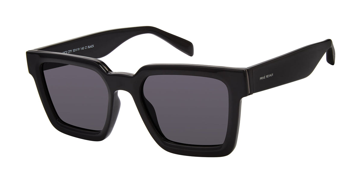 Prive Rivaux  Vice City/S-52-807 Black/ Grey Polarized