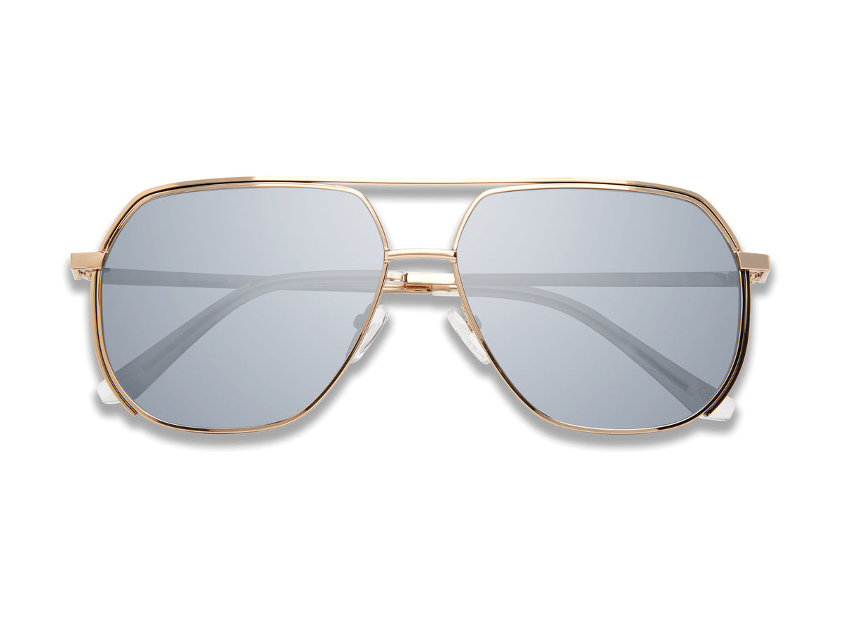 Prive Rivaux  Mix Up/S-56-YB7 Silver/ Blue Polarized