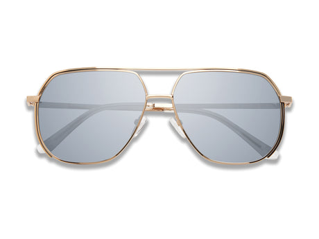 Prive Rivaux  Mix Up/S-56-YB7 Silver/ Blue Polarized