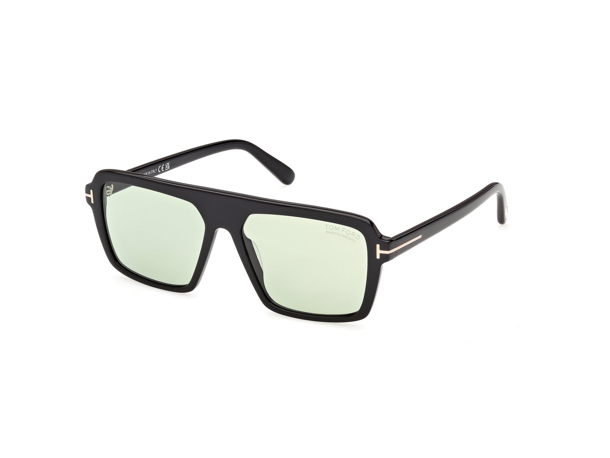 Tom Ford FT11765601N Shiny Black/ Green