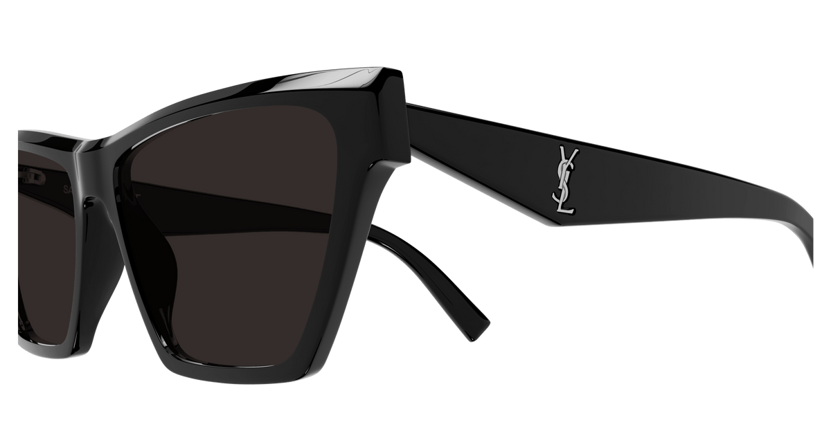 Saint Laurent SLM103002 BLACK/ BLACK - Blue Star Eyewear