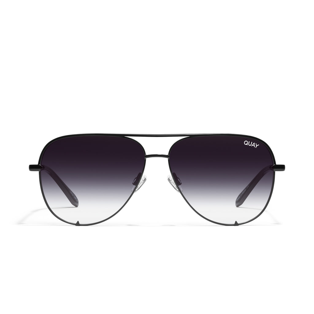 Quay High Key QC-000142 Black / Smoke Fade Lens