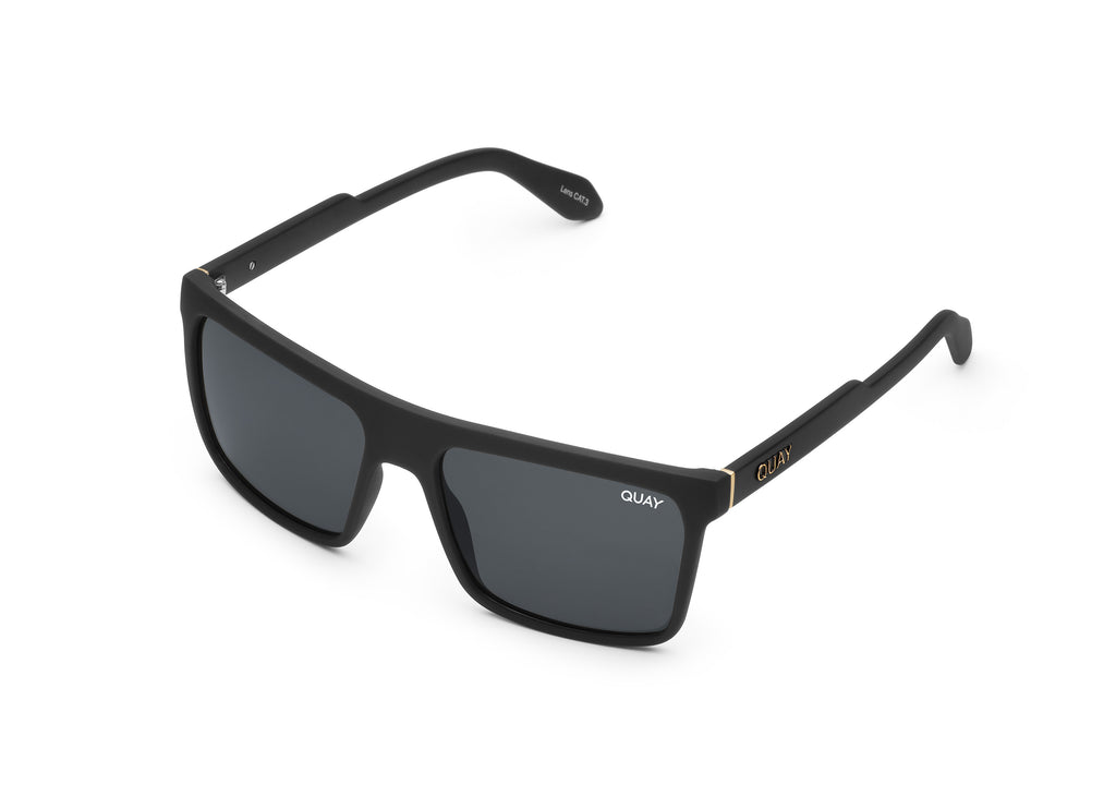 Quay Let It Run QM-000314 Matte Black / Smoke Lens