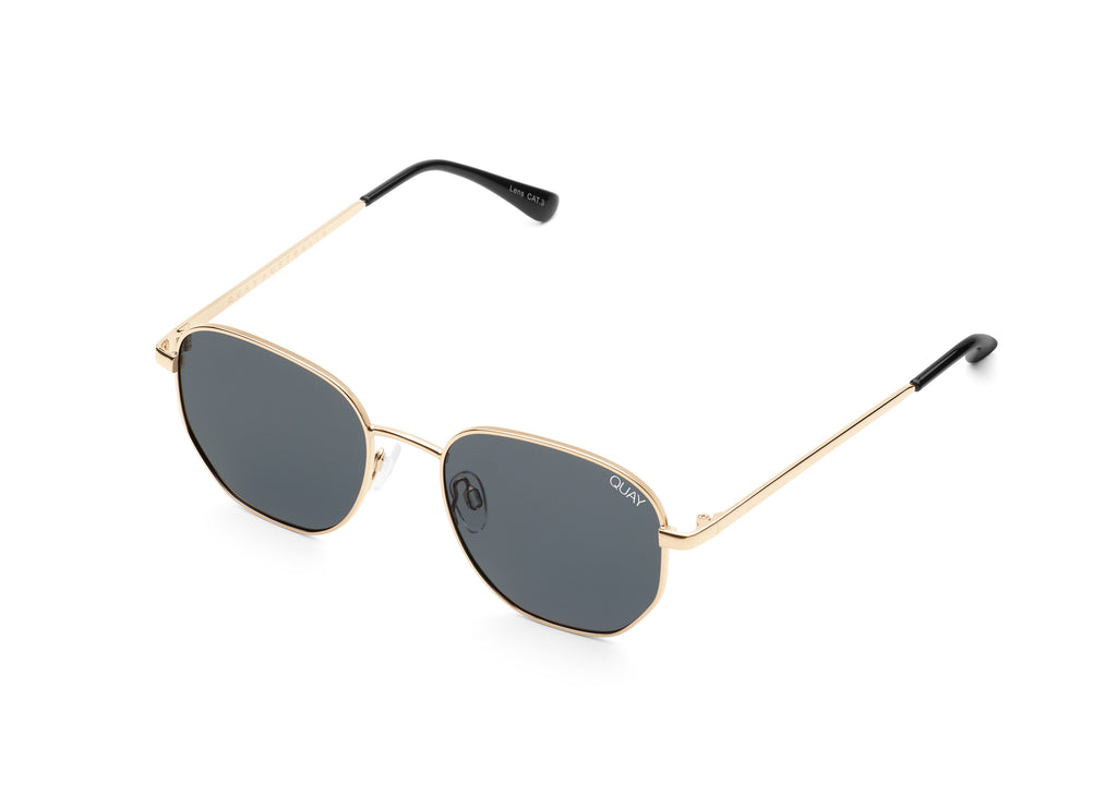 Quay Big Time QU-000605 Gold / Smoke Lens