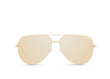 Quay High Key QC-000142 Gold / Gold Polarized Lens