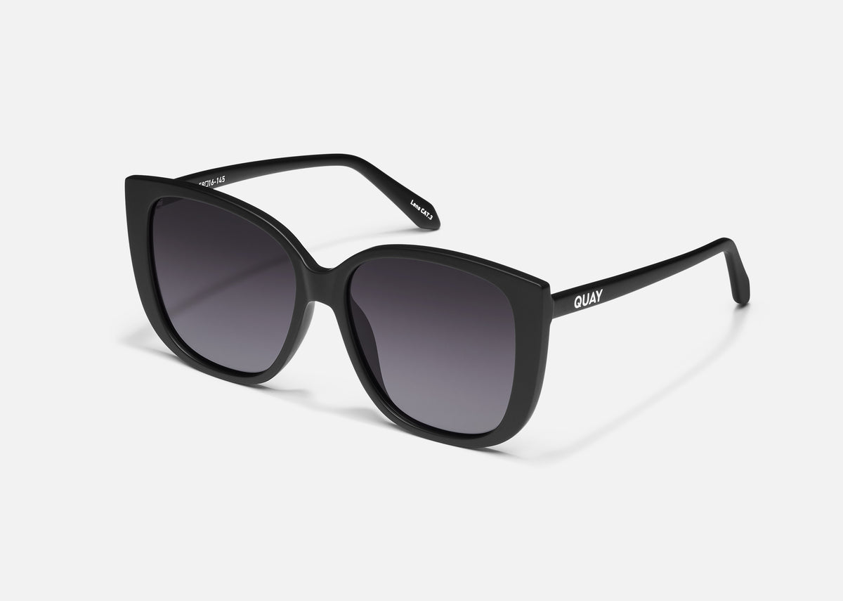 Quay Ever After QW-000923 Matte Black / Smoke Polarized Lens