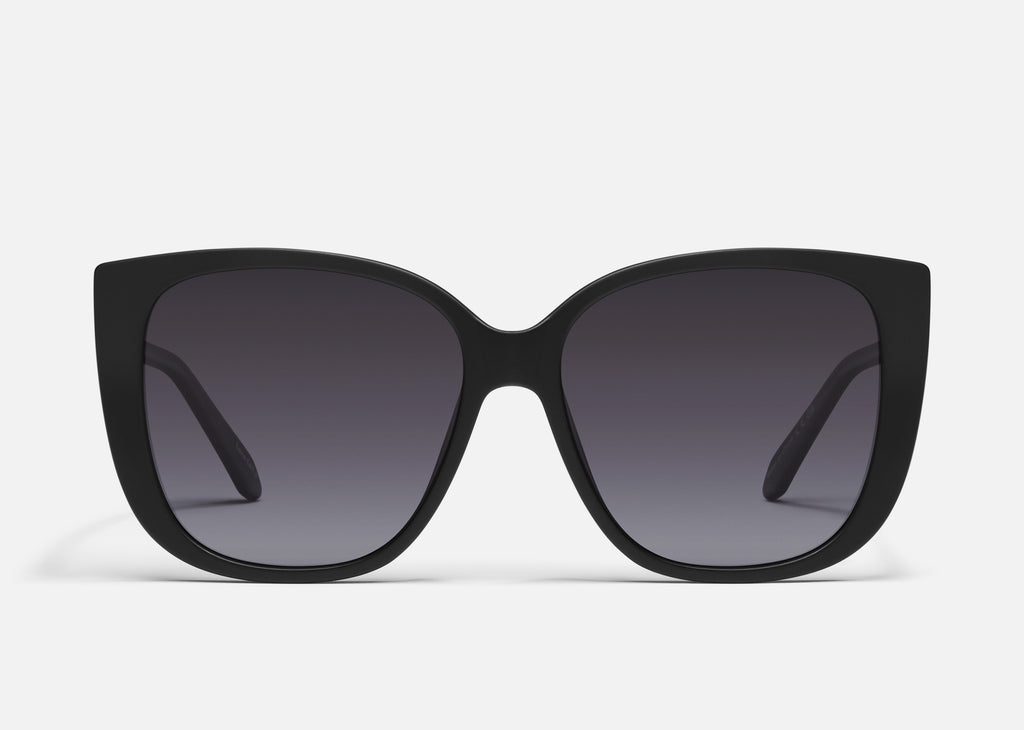 Quay Ever After QW-000923 Matte Black / Smoke Polarized Lens