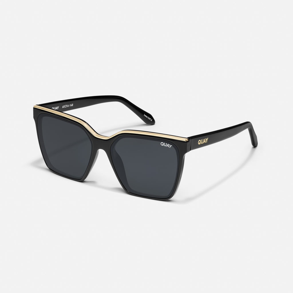 Quay Level Up QW-000636 Black Gold / Smoke Polarized