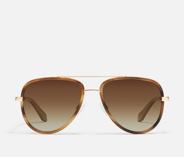 Quay All In Mini NO-NS-1627 Tort Gold/Brown Polarized