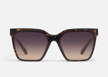 Quay Level Up NO-NS-1696 Tort Gold/Smoke Taupe Polarized