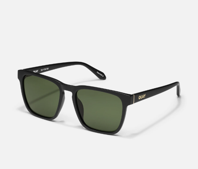 Quay Unplugged NO-NS-2045 Matte Black/Green Pol