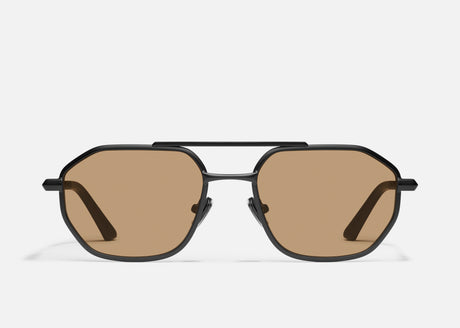 Quay En Route NO-NS-2298 Matte Black/Tan