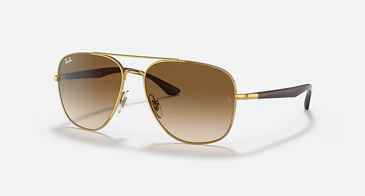 Ray-Ban 0RB3683 001/51 56 Gold/ Brown