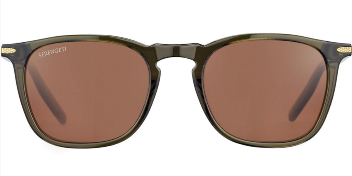Serengeti Delio Large SS818004 Crystal Khaki / Drivers Brown Photochromic Polarised