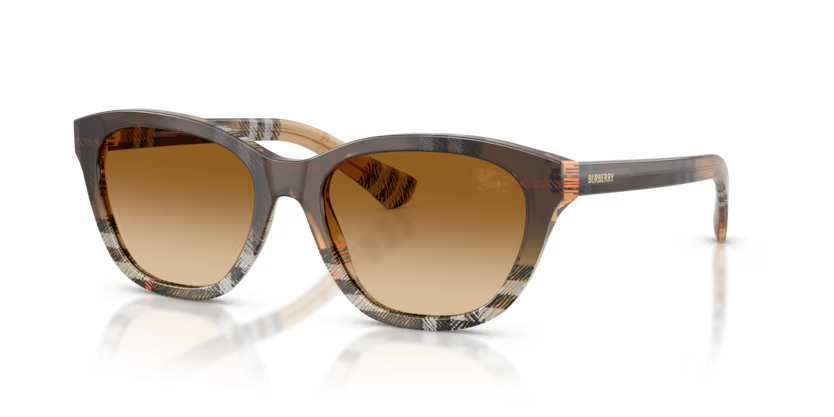 Burberry 0BE448642021354 Check Gradient Sand/ Brown Gradient