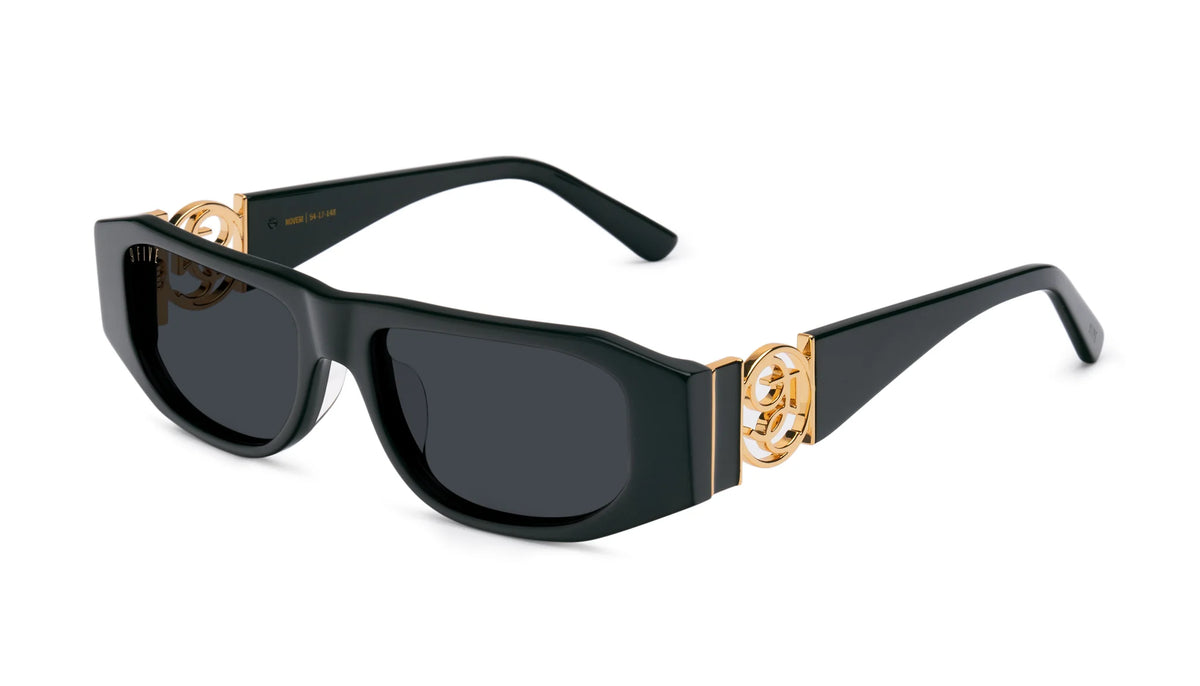 9FNOVEM-BNG, NOVEM - BLACK AND 24K GOLD - Blue Star Eyewear