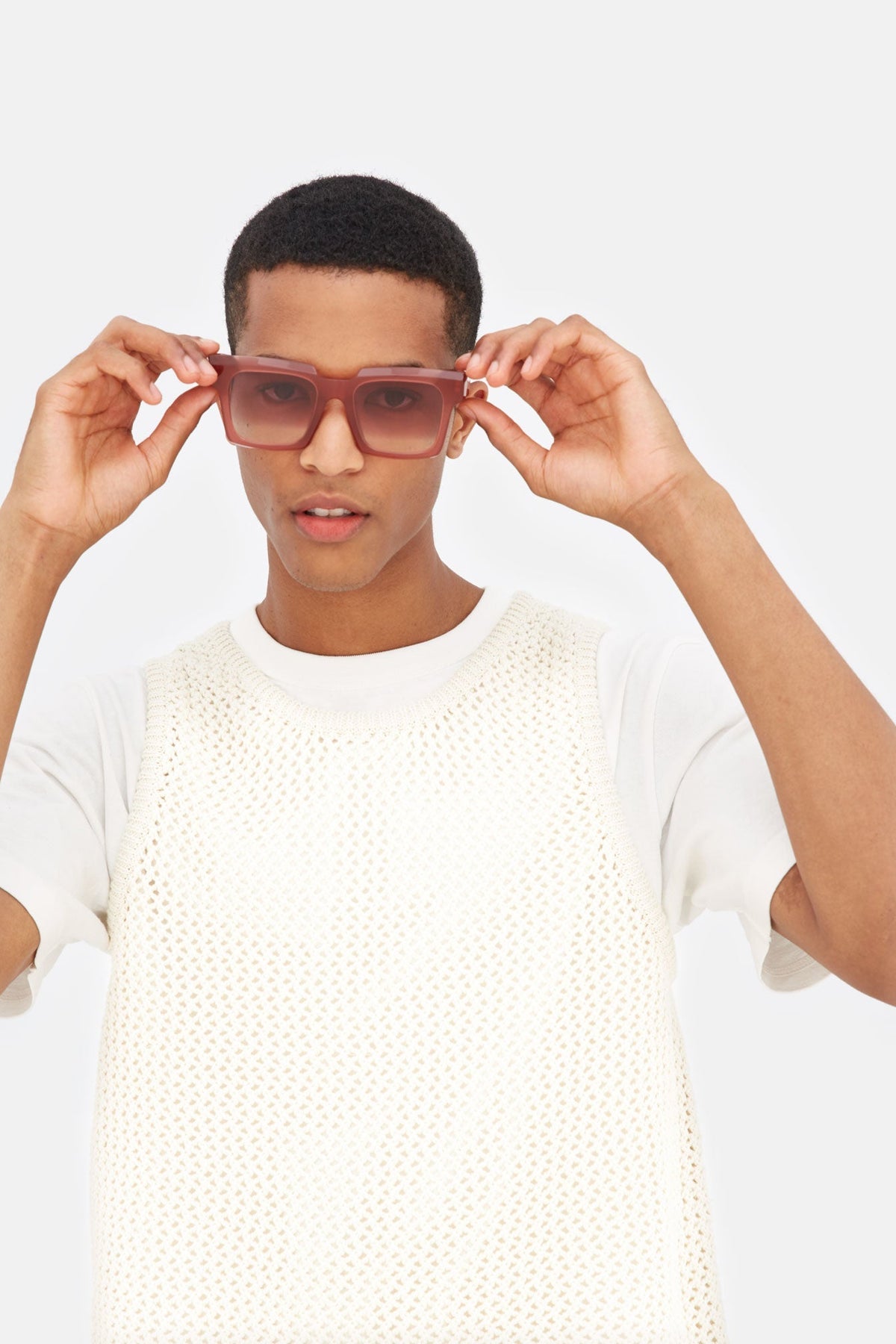 Retrosuperfuture Onorato Purple/ Pink Lens - Blue Star Eyewear
