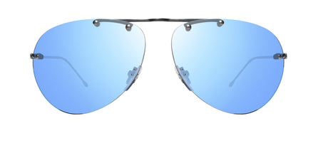 Revo Air 2 Satin Chrome Blue Water Photo - Blue Star Eyewear