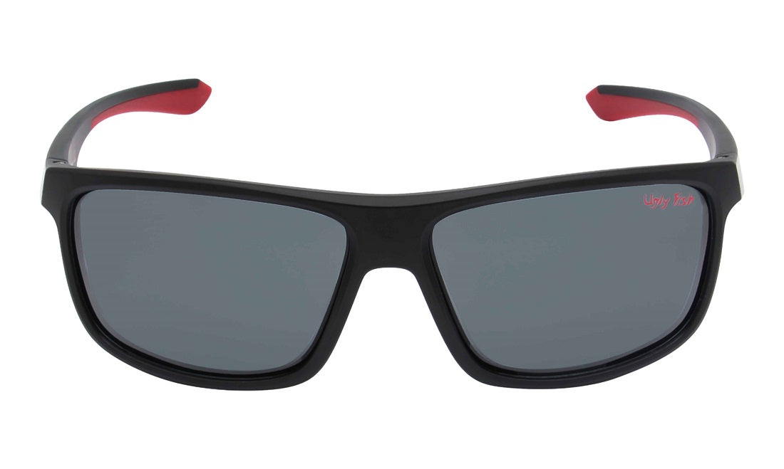 Ugly Fish TR-90 Polarised P6966 A20.SM Matt Black Frame/ Smoke Lens - Blue Star Eyewear