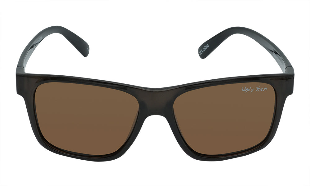 Ugly Fish Tween Polarised PTW501 CBR.BR Crystal Brown Frame/ Brown Lens - Blue Star Eyewear